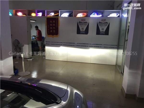 廣州【卡萊姆浦車燈】本田奧德賽改燈：卡萊姆浦Q5雙光透鏡+漢雷氙氣大燈