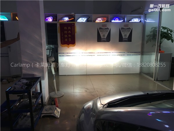 廣州【卡萊姆浦車燈】本田奧德賽改燈：卡萊姆浦Q5雙光透鏡+漢雷氙氣大燈