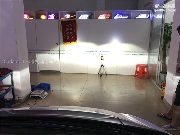 廣州【卡萊姆浦車燈】本田新飛度：卡萊姆浦海拉5雙光透鏡氙氣大燈