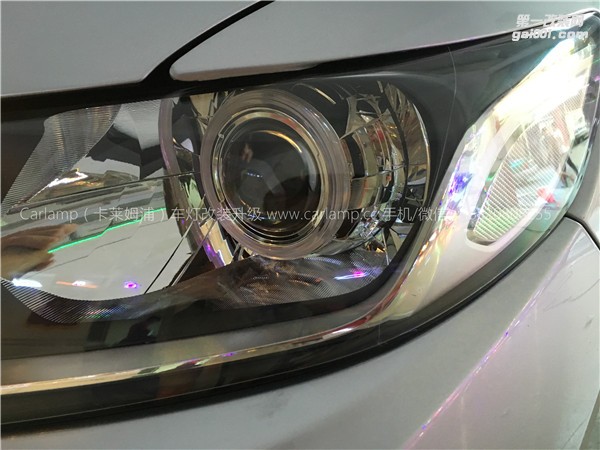 廣州【卡萊姆浦車燈】本田新飛度：卡萊姆浦海拉5雙光透鏡氙氣大燈