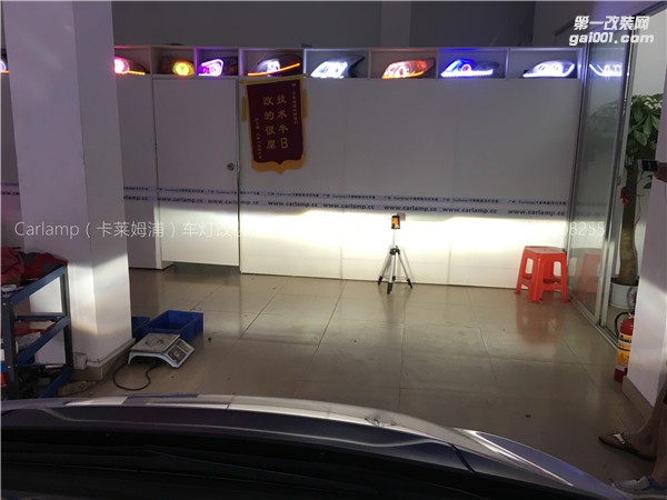 廣州【卡萊姆浦車燈】本田新飛度：卡萊姆浦海拉5雙光透鏡氙氣大燈