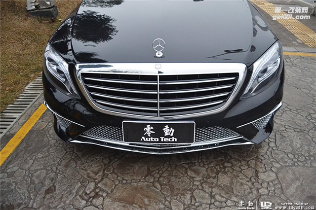 奔馳S320L改裝S65包圍，卡鉗噴漆 --湖南長(zhǎng)沙專業(yè)奔馳改裝