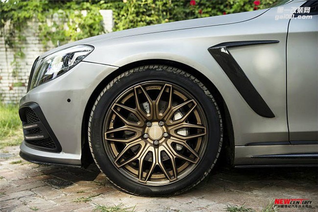 新款奔馳S級320 400 500改裝PriorDesigh大包圍 AMG S63碳纖后唇