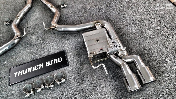 野馬5.0 改350包圍 thunder bird 雷鳥 中尾四出閥門排氣管