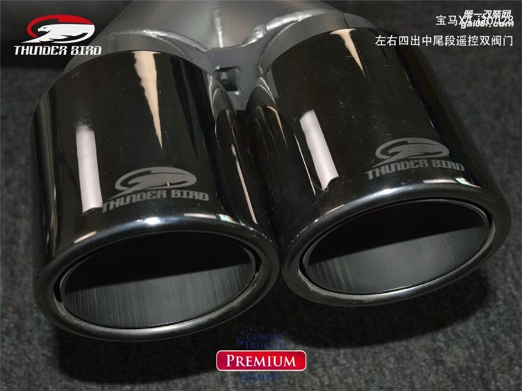 寶馬X4 I20 I28 2017款 thunder bird 雷鳥中尾四出改裝排氣管 閥門排氣