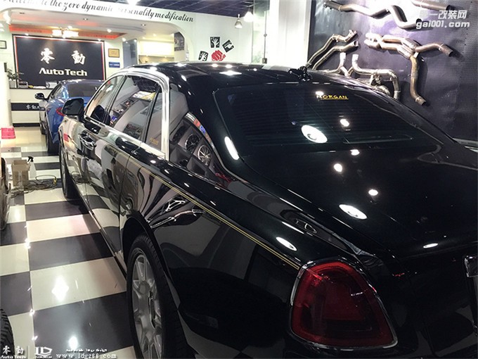 勞斯萊斯車標(biāo)24K鍍金——湖南豪車改裝