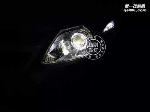 【廣州炫瀾車燈】本田XRV升級精剛海拉5雙光透鏡+精剛X5安定器