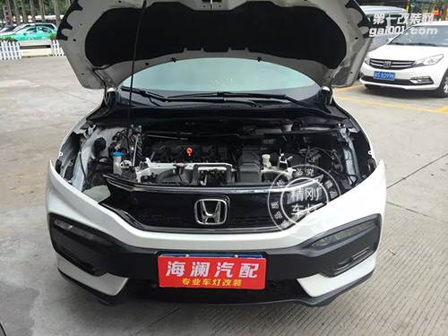 【廣州炫瀾車燈】本田XRV升級精剛海拉5雙光透鏡+精剛X5安定器