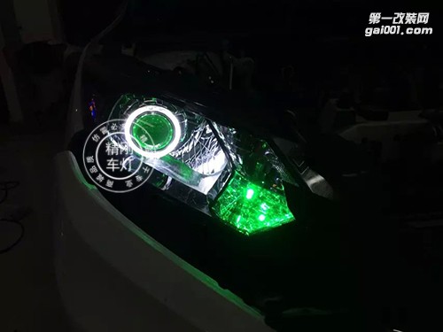 【廣州炫瀾車燈】本田XRV升級精剛海拉5雙光透鏡+精剛X5安定器