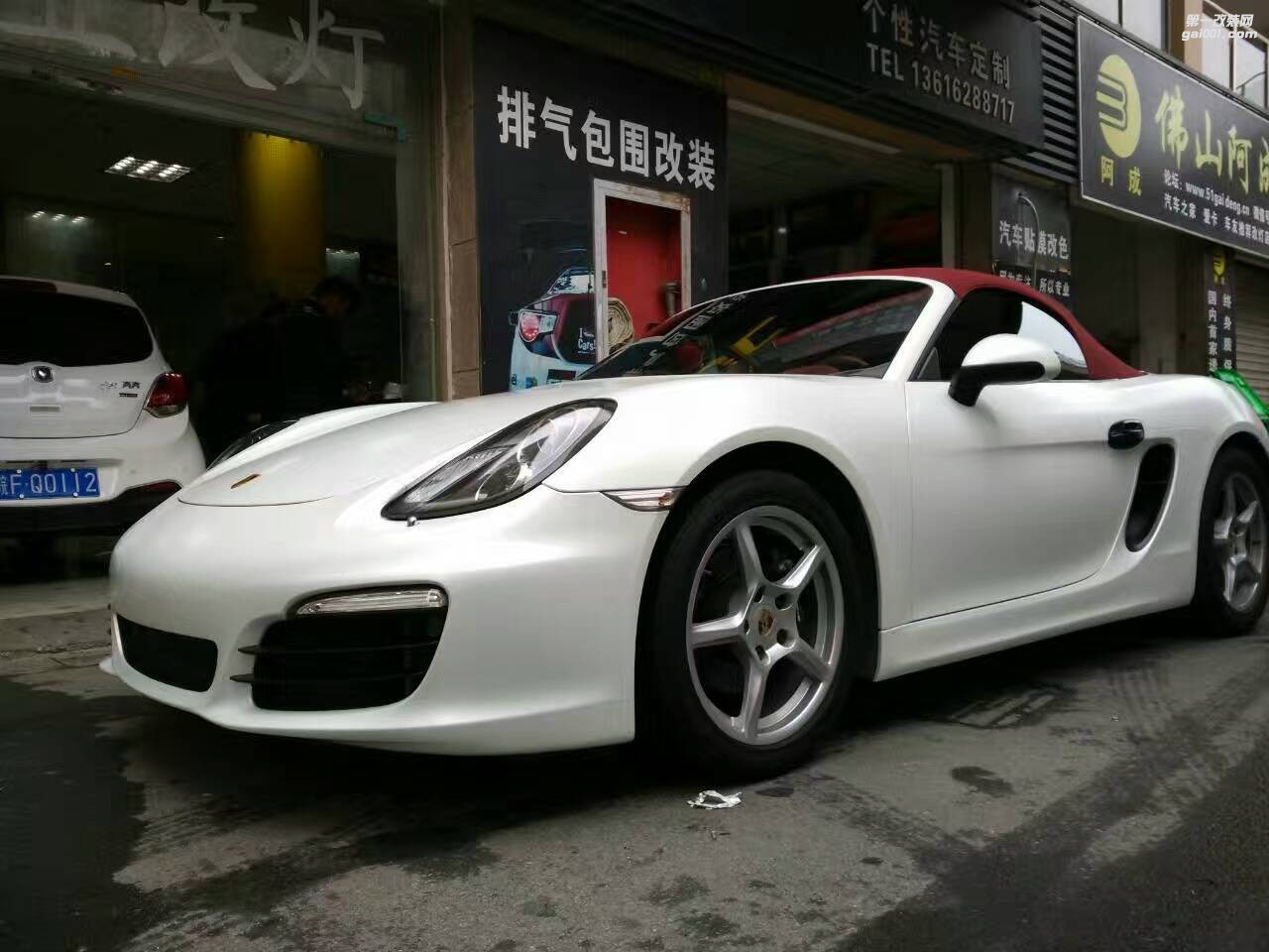 保時捷boster全車陶瓷白