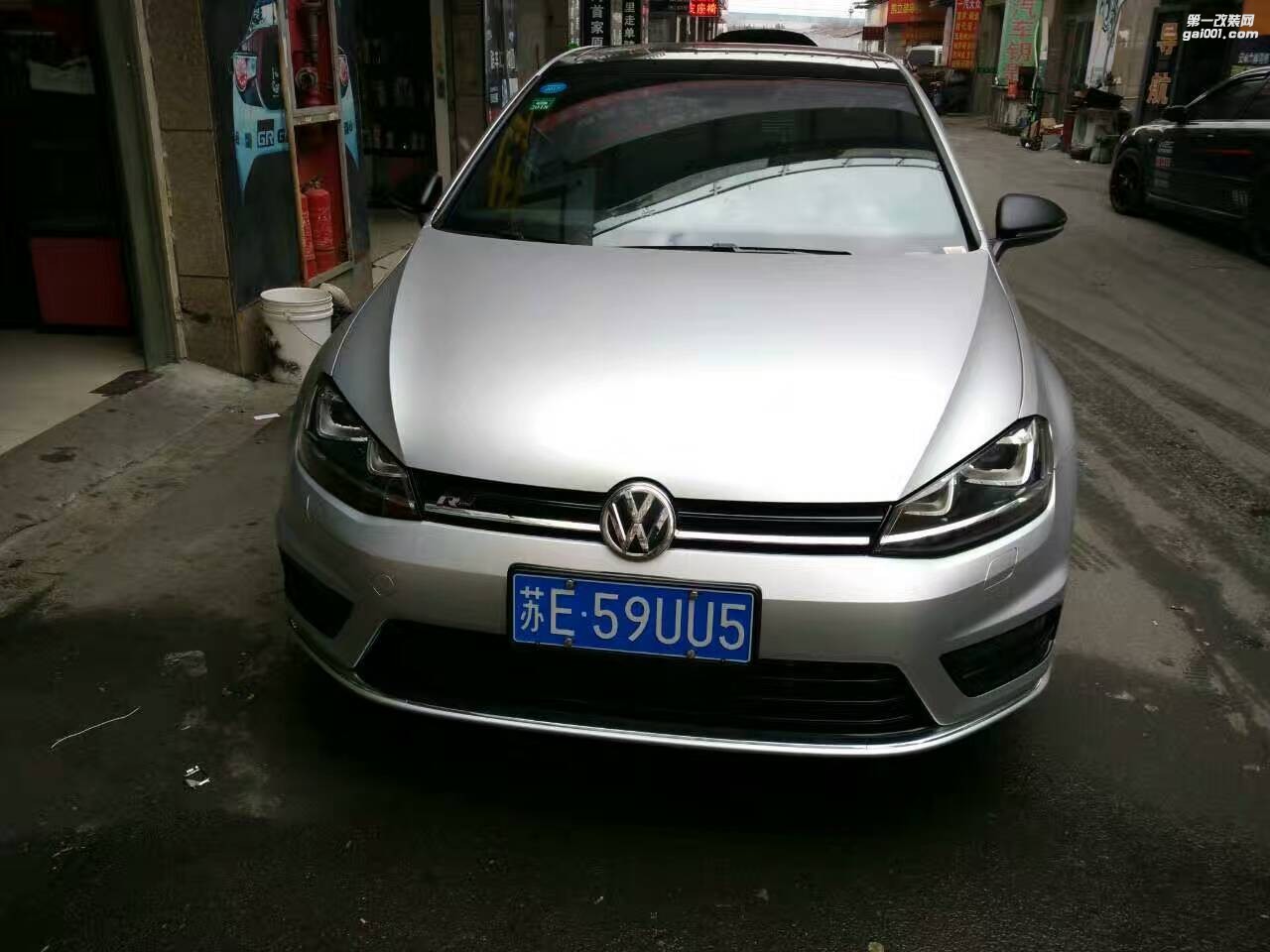高爾夫7全車電鍍亞光銀