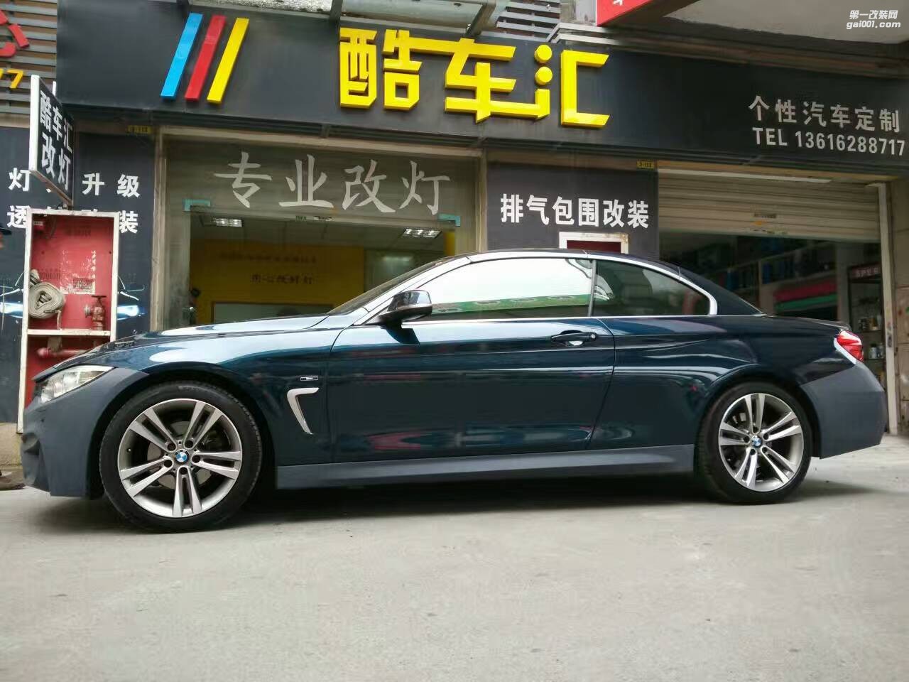 寶馬428改裝m4大包圍排氣