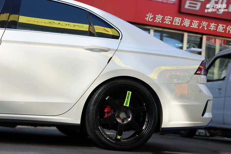 海亞：大眾凌渡 升級 RAYS TE37SL PR綠標(biāo)19寸輪轂 從西安趕來北京  只為一份信任 感謝