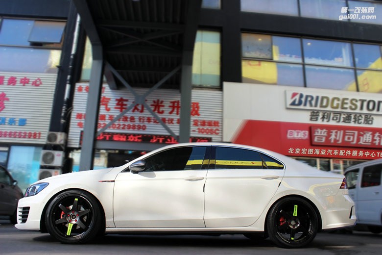 海亞：大眾凌渡 升級 RAYS TE37SL PR綠標(biāo)19寸輪轂 從西安趕來北京  只為一份信任 感謝