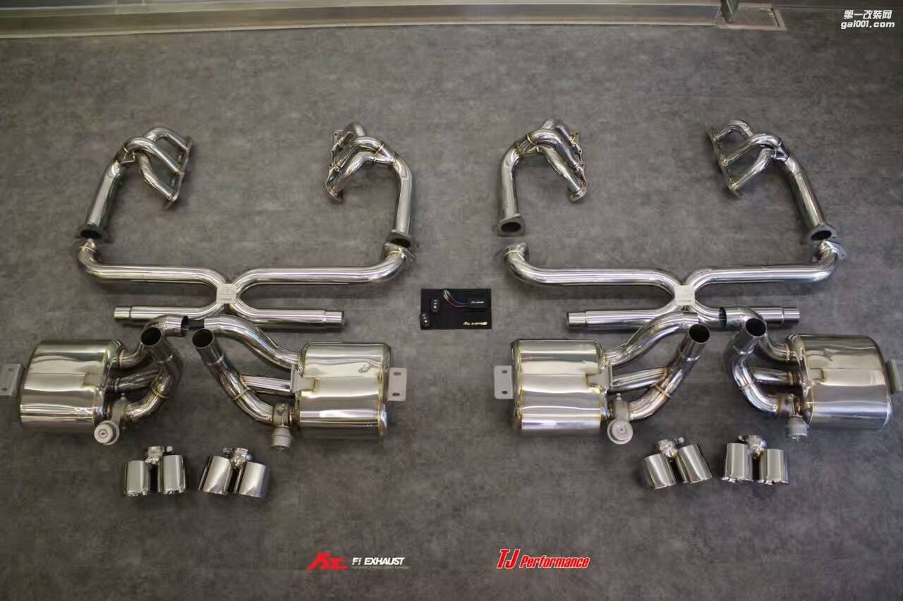 TJ：保時(shí)捷卡雷拉S 991 911 Fi exhaust