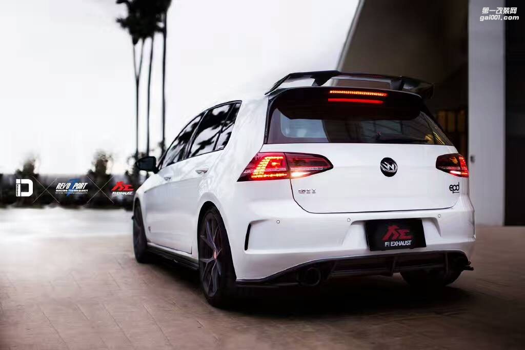 Fi exhaust  for VW GOLF MK7 瘋狂大白兔