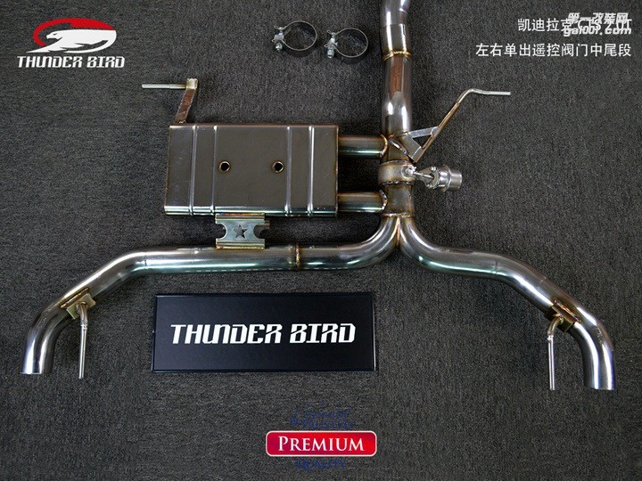 澳洲雷鳥 凱迪拉克 CTS 2.0T 左右單出遙控閥門中尾段排氣管