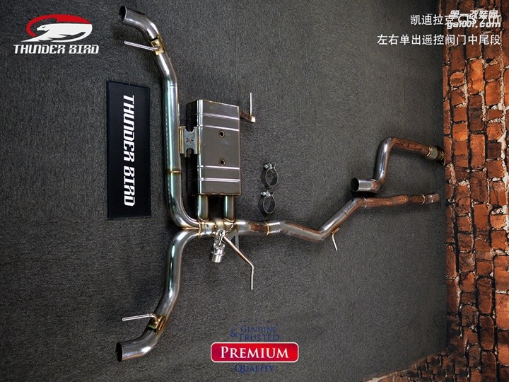 澳洲雷鳥 凱迪拉克 CTS 2.0T 左右單出遙控閥門中尾段排氣管