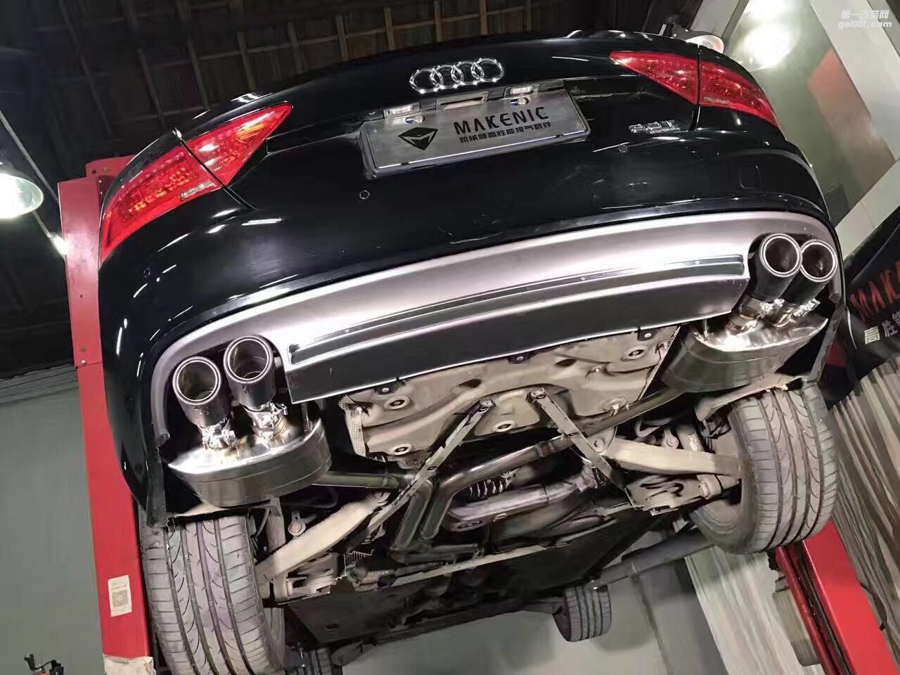 奧迪A7高性能排氣改裝-機(jī)械師中尾段