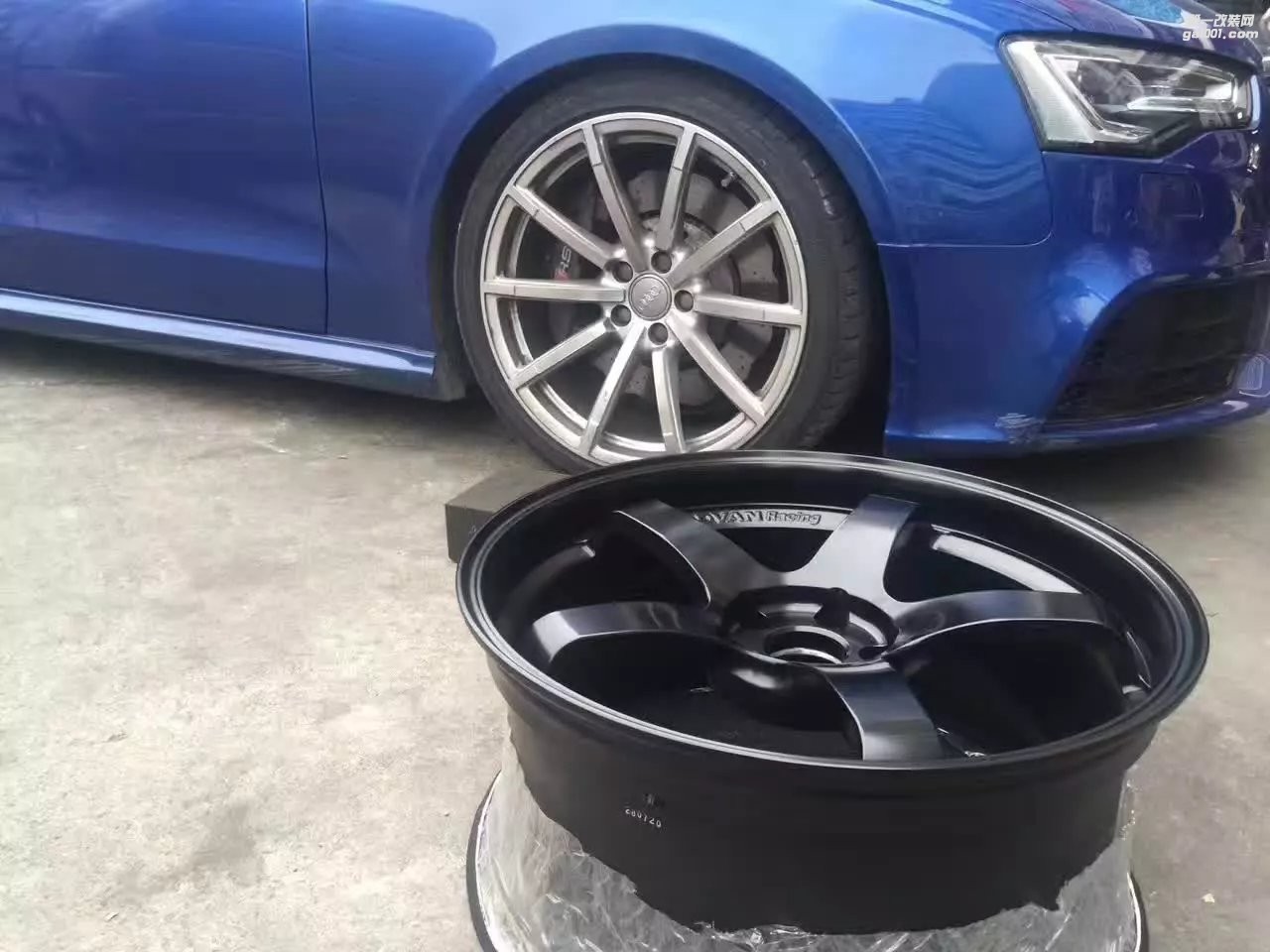 奧迪，換 橫濱 GT  20寸  完工！