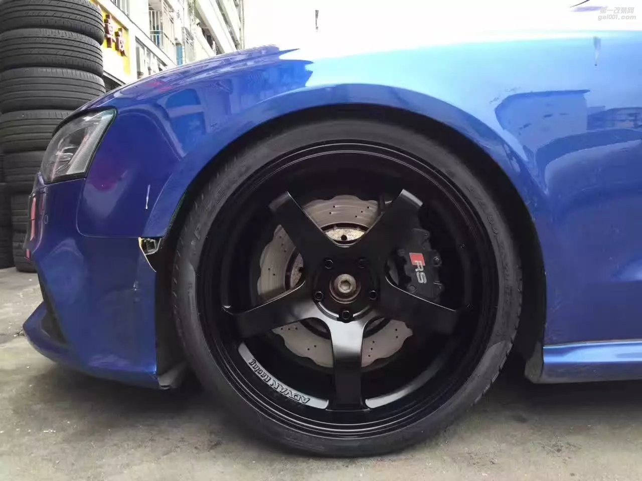 奧迪，換 橫濱 GT  20寸  完工！