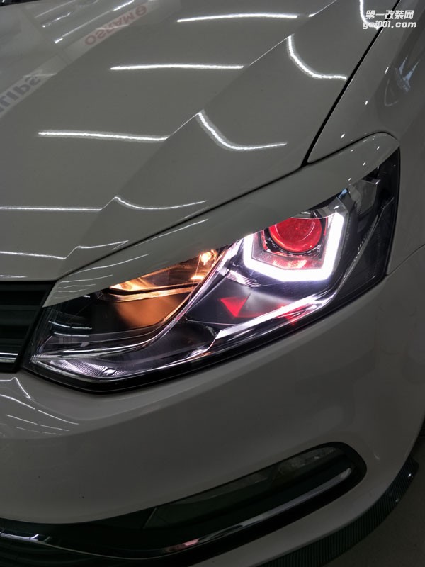 西寧POLO改燈|精藝精車燈改裝|汽車大燈改裝