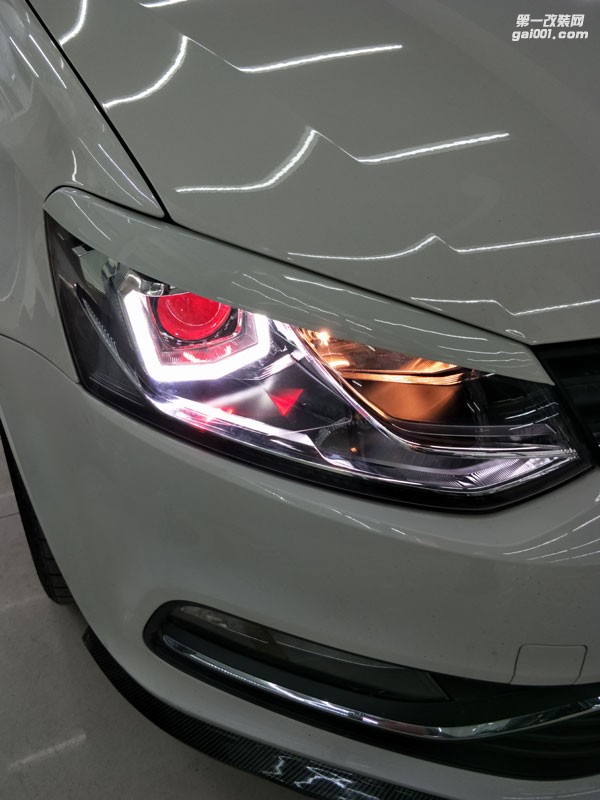 西寧POLO改燈|精藝精車燈改裝|汽車大燈改裝
