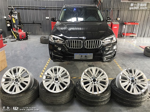 寶馬X5改裝原廠19寸輪轂--湖南專業(yè)保時(shí)捷改裝