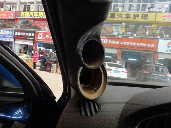 武漢汽車音響改裝-大眾途銳汽車音響改裝三分頻喇叭