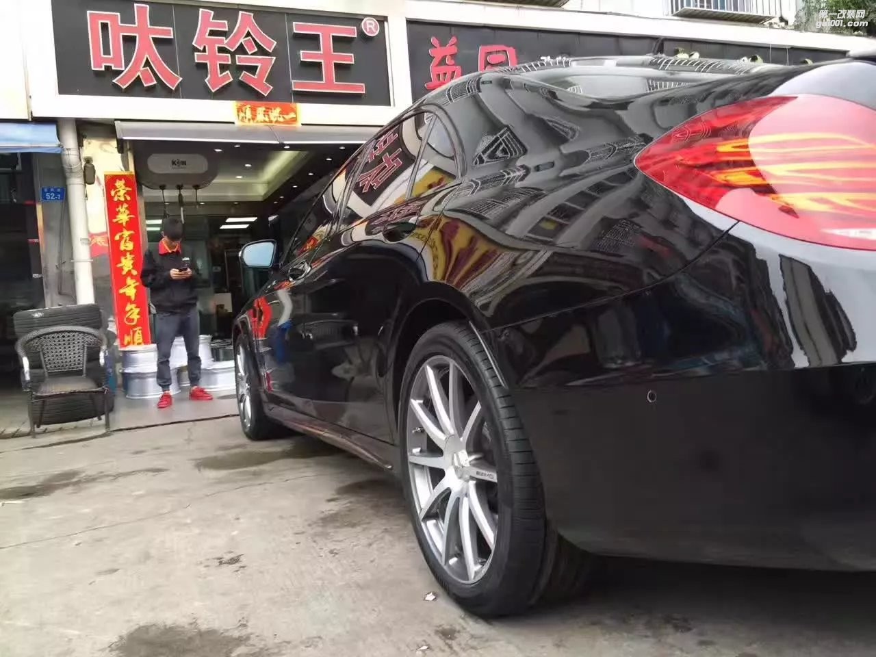 奔馳，換 原裝 全新 鍛造 20寸，完工！