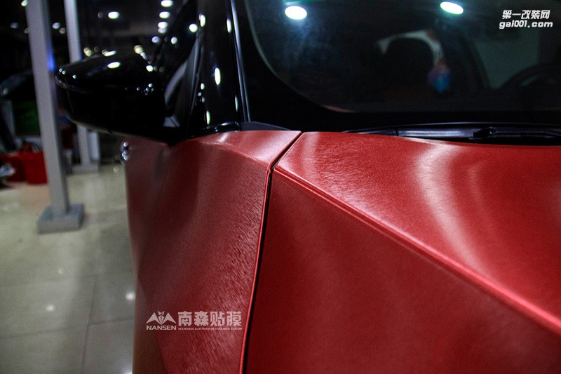 日產(chǎn)藍鳥車身改色效果案例 南森汽車改色出品