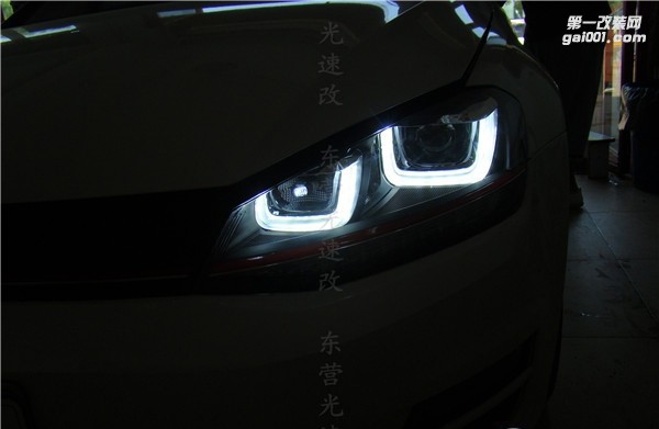 東營(yíng)改燈 高爾夫7 升級(jí)海拉5 東營(yíng)光速改