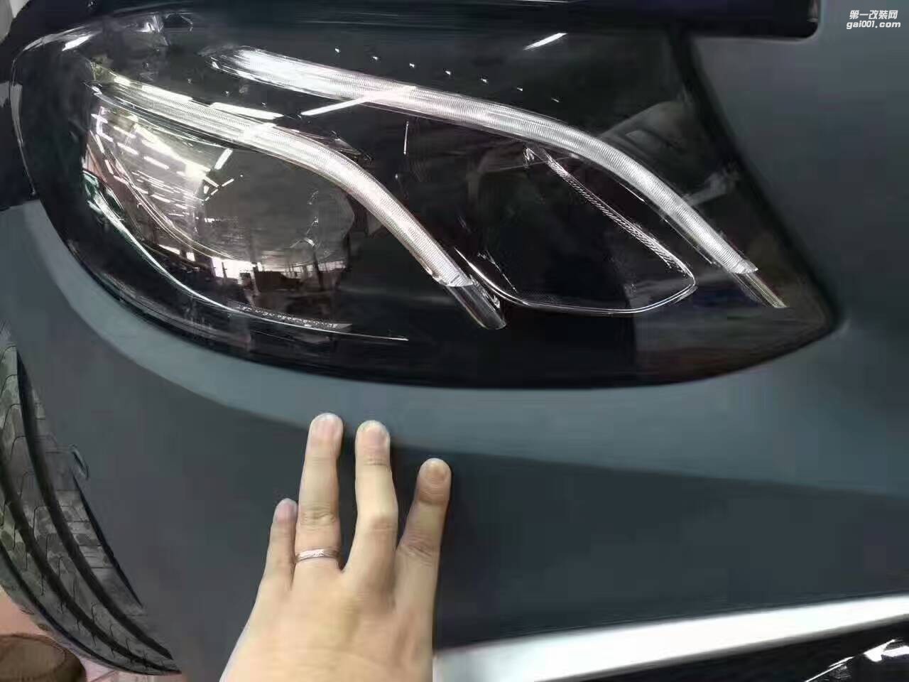 東營(yíng)汽車改裝 奔馳新E級(jí)W213改amg大包圍 東營(yíng)光速改