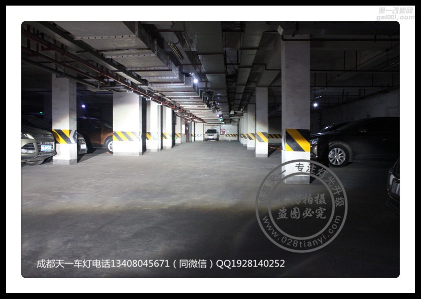 成都寶馬X5車燈改裝升級氙氣燈雙光透鏡LED大燈成都天一車燈
