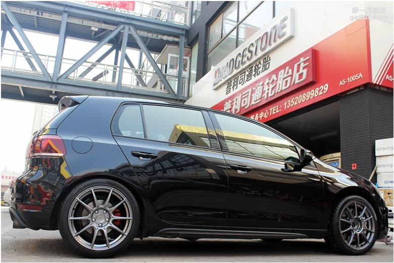 海亞：高爾夫6GTI 換裝 SRR GTX01 18寸輕量化輪轂