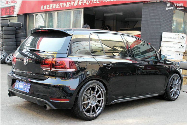 海亞：高爾夫6GTI 換裝 SRR GTX01 18寸輕量化輪轂