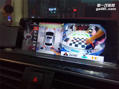 深圳龍華觀瀾遠(yuǎn)大汽車用品 加裝寶馬3系全景記錄儀