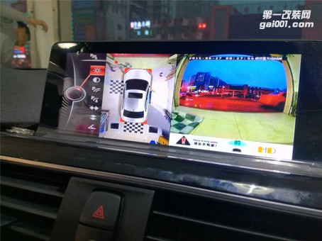 深圳龍華觀瀾遠(yuǎn)大汽車用品 加裝寶馬3系全景記錄儀