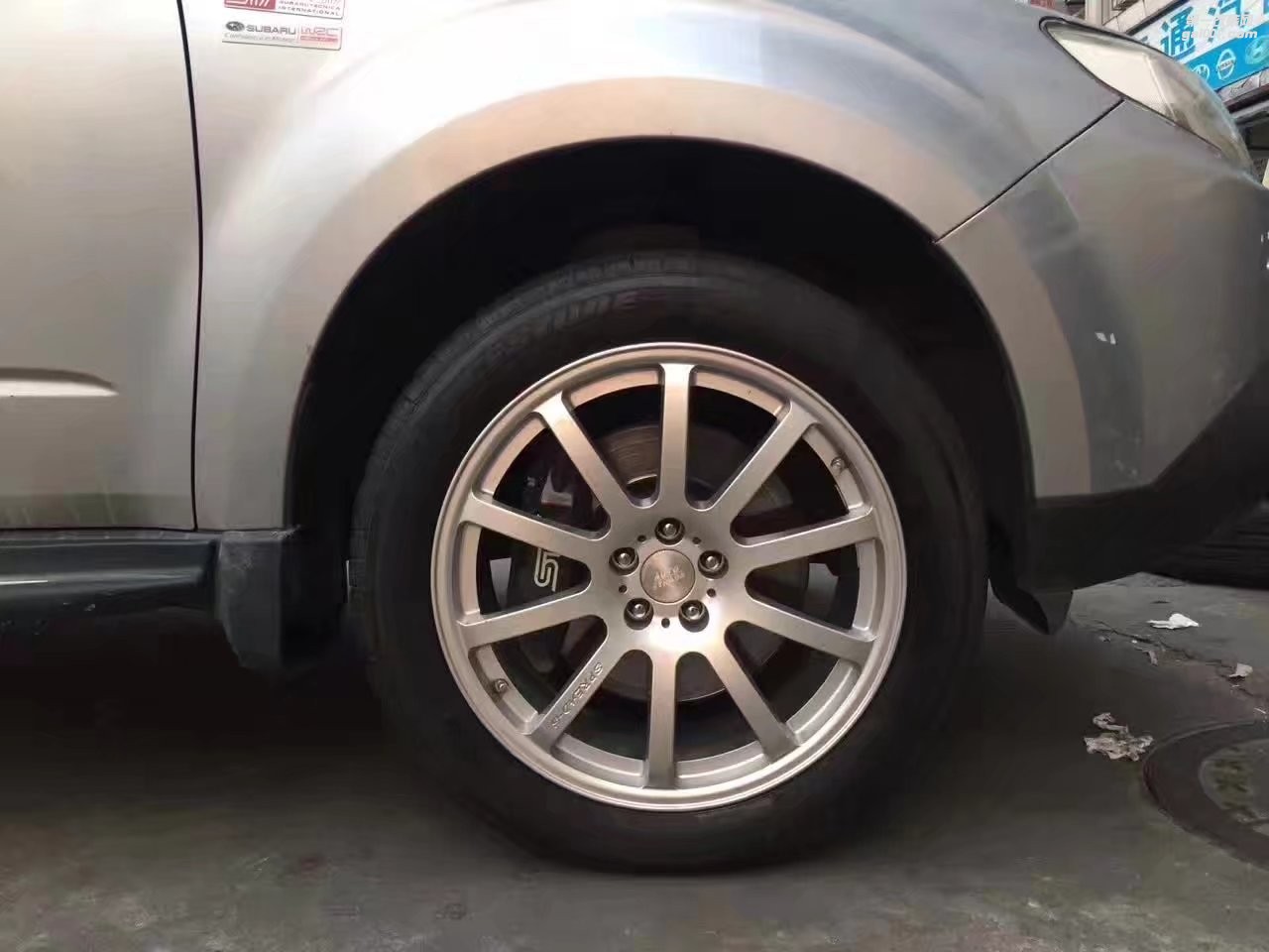 斯巴魯，換 18寸 鍛榮社 完工