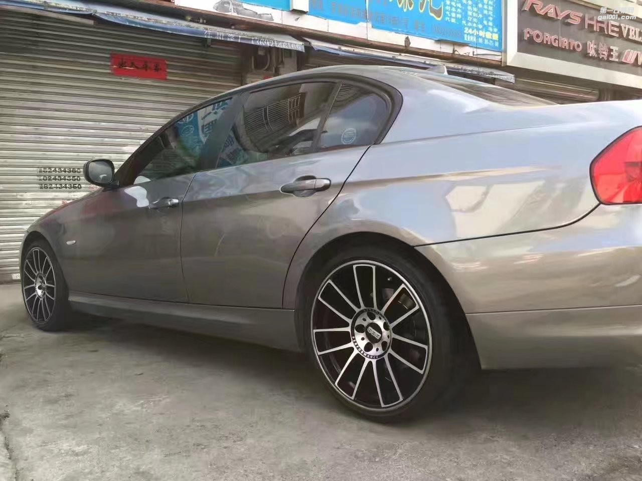寶馬 ，換 BBS 19寸 完工！
