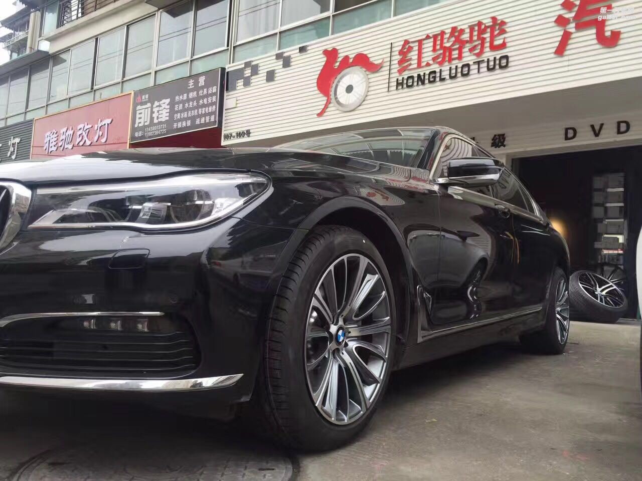 成都紅駱駝 寶馬新7系提車升級改裝輪轂19寸730 740 750 760 鍛造輪轂輪胎
