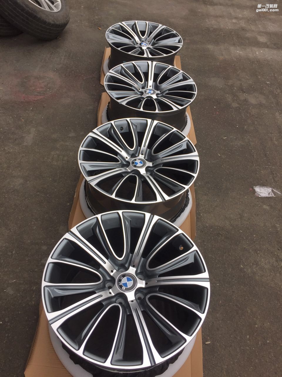 成都紅駱駝 寶馬新7系提車升級改裝輪轂19寸730 740 750 760 鍛造輪轂輪胎