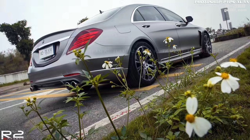 奔馳S電光金屬鈦金灰