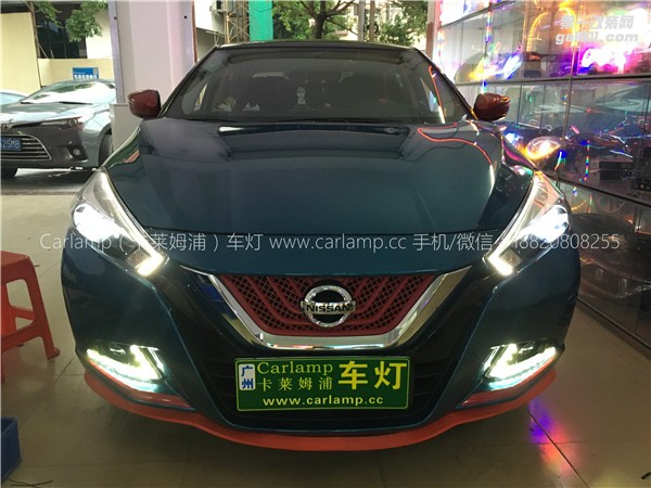 廣州【卡萊姆浦車燈】日產(chǎn)藍鳥：卡萊姆浦海拉5雙光透鏡高亮氙氣大燈