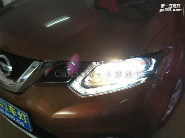 廣州【卡萊姆浦車(chē)燈】日產(chǎn)奇駿：卡萊姆浦海拉5雙光透鏡高亮氙氣燈
