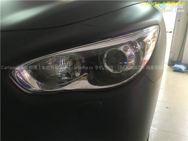 廣州【卡萊姆浦車燈】日系英菲尼迪QX60：卡萊姆浦海拉5雙光透鏡高亮氙氣大燈