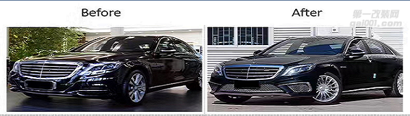 奔馳S級改AMG S65包圍外觀