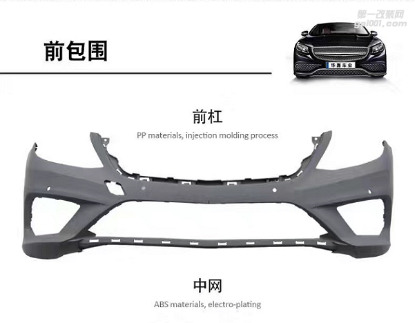 奔馳S級改AMG S65包圍外觀