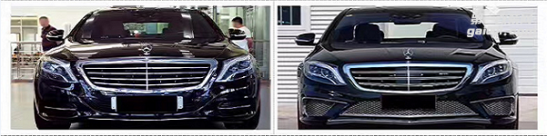 奔馳S級改AMG S65包圍外觀
