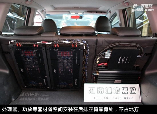 本田杰德汽車音響改裝先鋒P99主機(jī)打造主動三分頻系統(tǒng)長沙城市樂酷